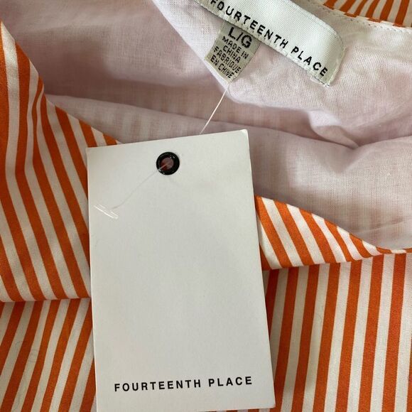 Fourteenth Place Strip One-Shoulder Dress - Picture 4 of 7